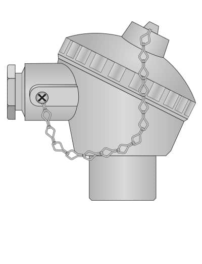 Kopplingshuvud BGK i lackerad aluminium