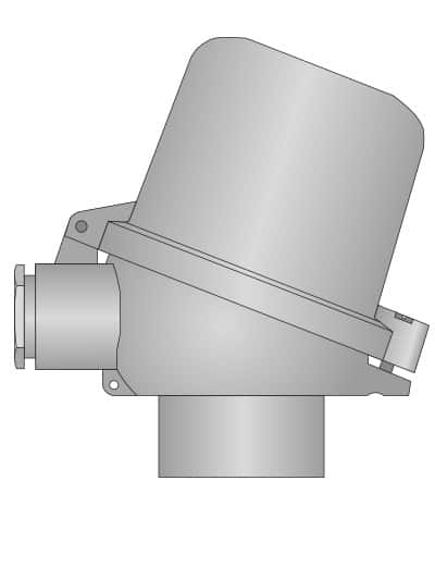 Kopplingshuvud BUZ-HW med integrerad display av typ LCD H20